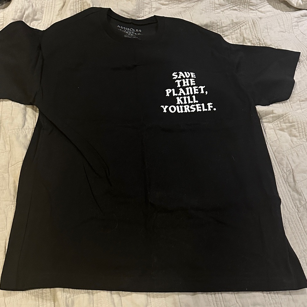 Assholes I’ve Forever Black Graphic T-Shirt
